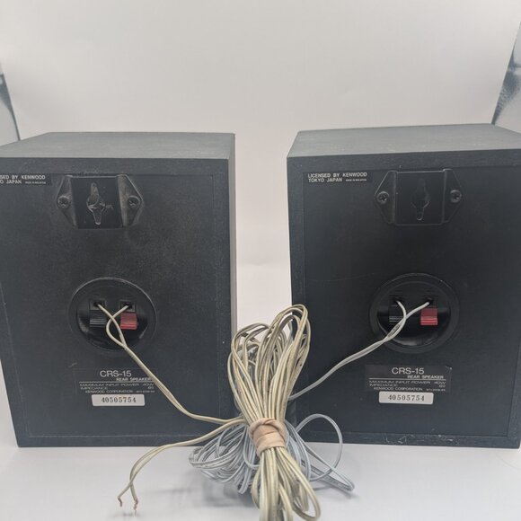 Kenwood CRS-15 Rear Speakers 40W 8 Ohm Surround Sound Wall Socket - TESTED - Picture 5 of 7